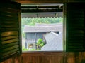 Seri Menanti, Negeri Sembilan-ÃÂ December 15, 2019: View of outside from window of Royal Museum Seri Menanti.